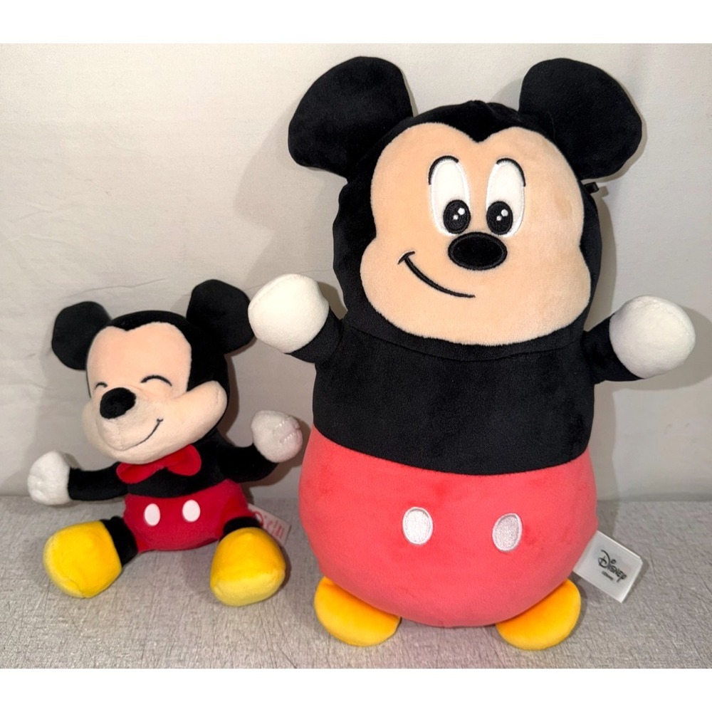 Disney Co. Mickey Mouse Hug Mees Squishmallows & Ty Beanie Babies Sparkle Mickey